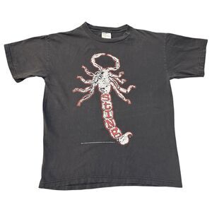 Vintage 90s WCW NWO Sting Wrestling Scorpion T Shirt Medium WWE WWF Fade Graphic